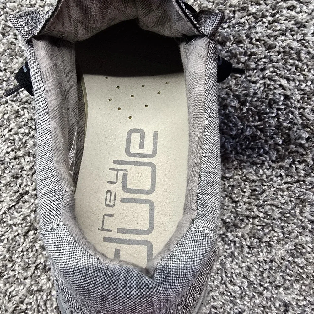Hey Dude  Wally L Stretch Shoes Men Size 9 Gray